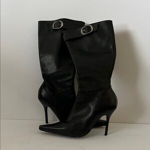 Steve Madden Black Heeled Boots